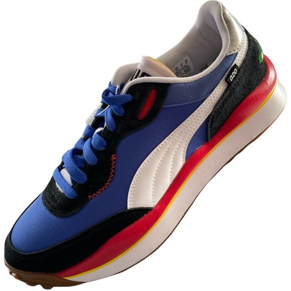 Men’s Sneakers Size 9 PUMA Style Rider Play On - Daz Blue High Risk Red 37115001 main image 11